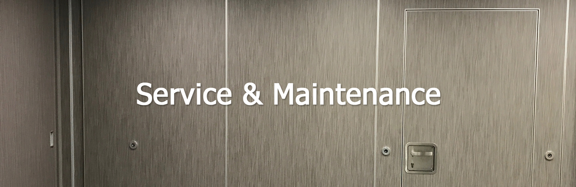 Service & Maintenanc